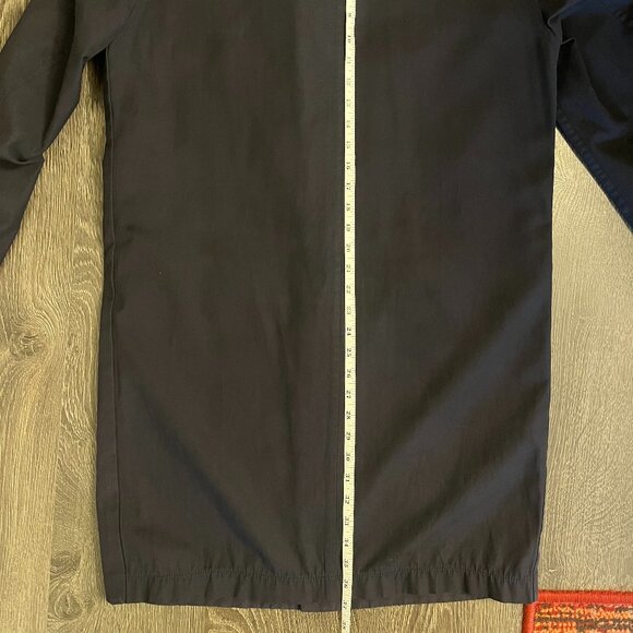 PLAC Navy Blue Mac Coat - Picture 6 of 8